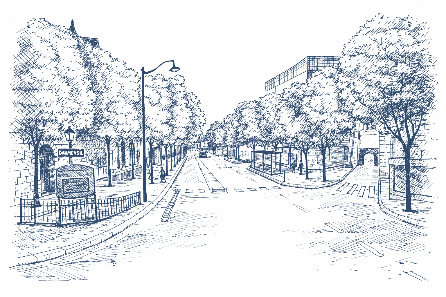 Réaménagement de l'Avenue Daumesnil, Paris